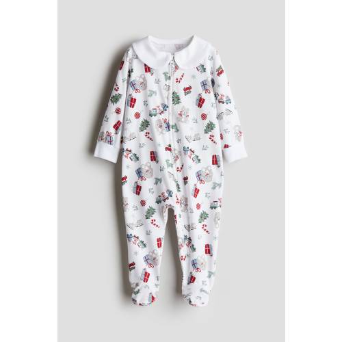 PAJAMA JUMPSUIT WITH COLLAR