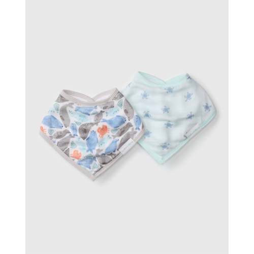 Bandana Bib Set - 2 Pack - Silly Seals