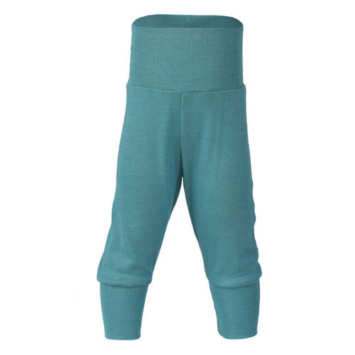 Engel Baby Wool/Silk Blend Pants - Ice Blue, size 3-6M