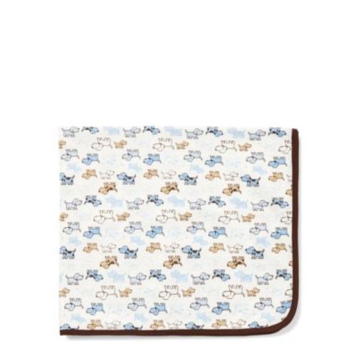 Puppy Print Receiving Blanket