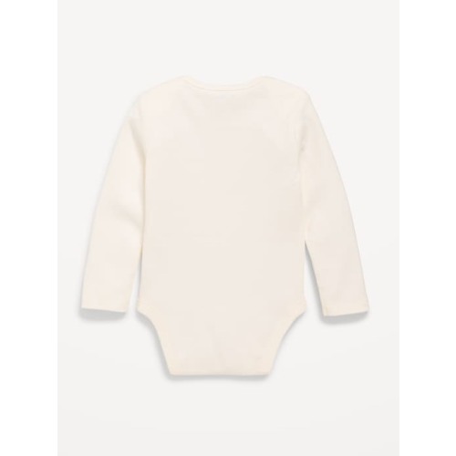 Unisex Long-Sleeve Ribbed Bodysuit for Baby | Old Navy