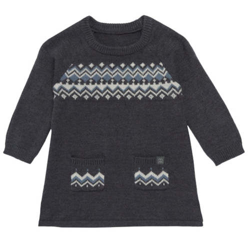 Heather Sweater Dress; 6-9m