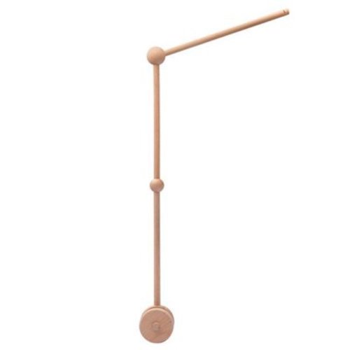 Wooden Baby Mobile Holder Arm, Handcrafted Boho Charm for Effortless Adjustability, 100% Natural Beech Wood with Smooth Edge for Nursery Decor