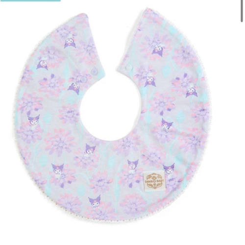 Sanrio Baby Organic Cotton Kuromi Bib