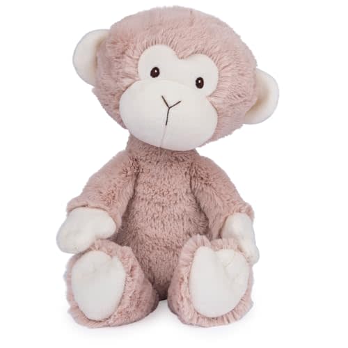GUND Baby Lil’ Luvs Collection Micah Monkey 12" Stuffed Animal for Ages 0+ | Soft Plush Fabrics and Floppy Limbs Comfort, Nurture Fine Motor Skills, Tactile Play, and Early Sensory Discovery