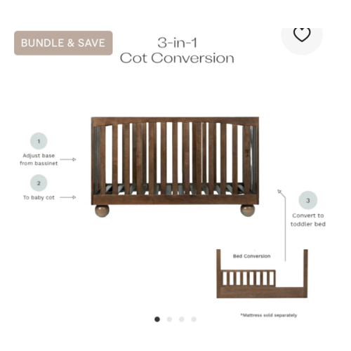 3-in-1 Conversion Cot