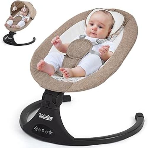 Baby Swing Bluetooth Baby Swing for Infant - Portable Infant Swings for Newborns, Modern & Trendy Design with Safety Features & 5 Sway Speeds