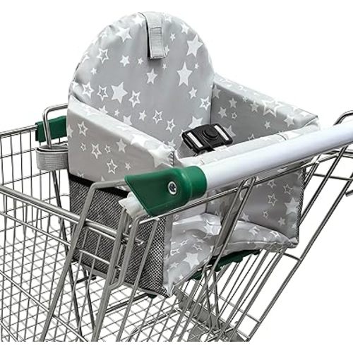 30x20cm Shopping Cart Cover for Baby - Chair Seat Cover Protector Universal Fit for Grocery Carts, Restaurant Chairs,Restaurant Seats and Park Swings-Girl & Boy