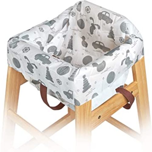 Disposable High Chair Covers for Restaurant and Home 10 Pack for Baby Kids Toddlers to Protect Against Germs and Messy Meals