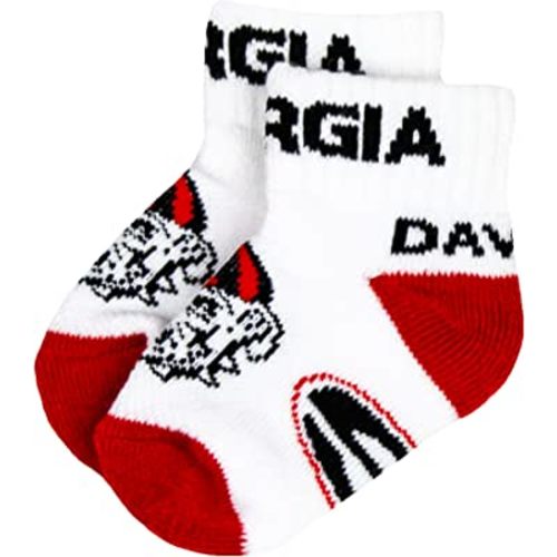 NCAA Georgia Bulldogs Unisex Georgia Baby Qtr Sockgeorgia Baby Qtr Sock