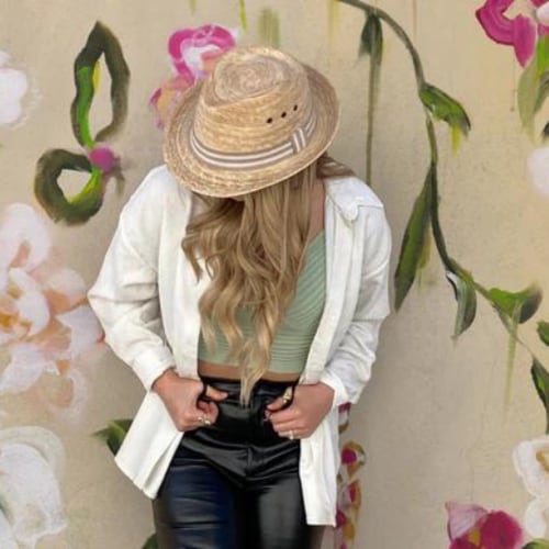 Garden Whimsy - Backyard Floral Watercolor Peel and Stick Wallpaper