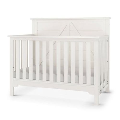 Child Craft Forever Eclectic Woodland 4-in-1 Convertible Crib - Brushed Pebble