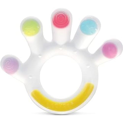 Haakaa Palm Teether - Soft Silicone Baby Soothing Teether Pacifier - Frozen Teething Toy for 3M+ Babies - BPA Free (1 Pack)