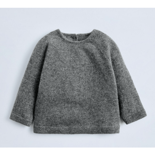 100% Cashmere Sweater - Dark Gray | ZARA