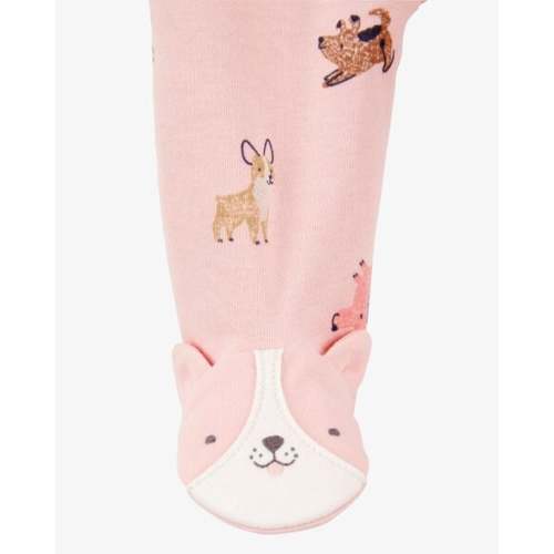 Baby Girl Dog Print 2-Way Zip Cotton Sleep & Play Pajamas - Pink - Carter's | Carter's