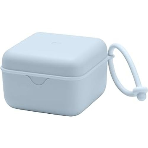 BIBS Pacifier Box, Baby Blue