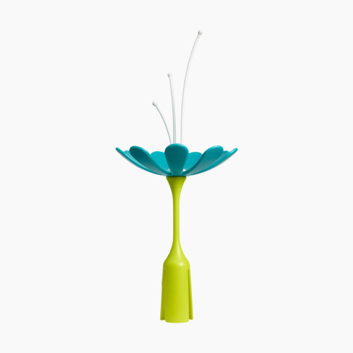 Boon Stem Bottle Drying Rack Accessory - Whie/Teal