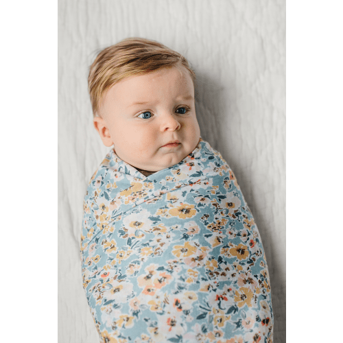 Cottage Border Swaddle