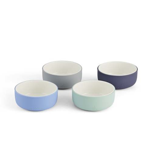 Porcelain Bowl with Silicone Sleeves