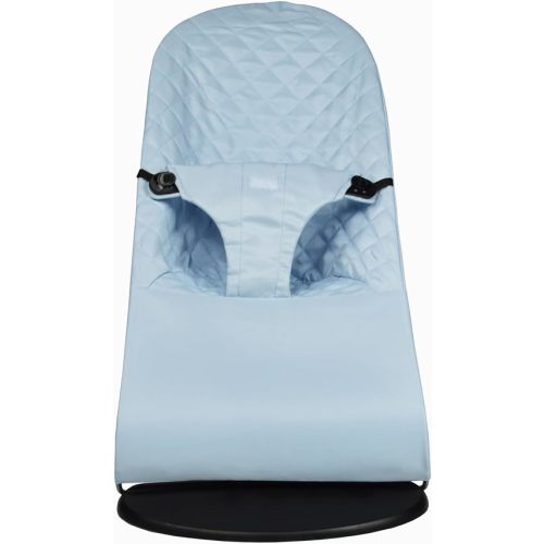 Fabric seat for Bouncer Compatible with Babyjörn Bouncer (Cover, seat): Balance, Soft & Bliss. Cover for Baby Bouncer. Baby seat for Hammock: Ergonomic. Hypoallergenic - Soft Blue