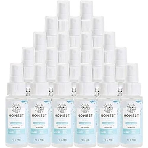 The Honest Company Hand Sanitizer Spray, 2oz, Free & Clear, 2 Fl oz(Pack of 20)