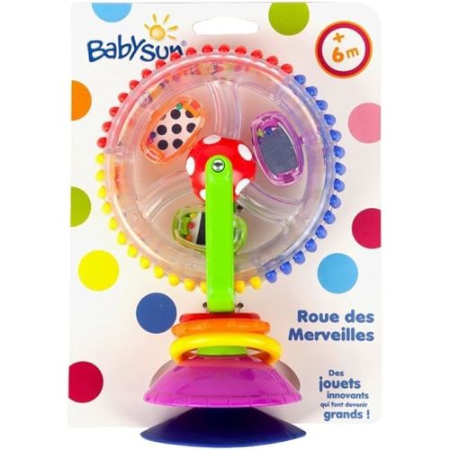 Sassy Wonder Wheel Spinning High Chair Tray Toy, Age 6+ Months - Sassy Wonder Wheel Activity Center
