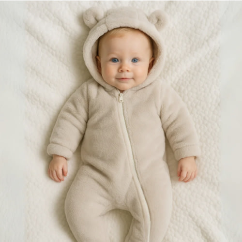 Baby Snowsuit | Warm Insulated Zip-Up Design | Sizes 0-12M | Easy On & Off for Little Ones – Beekee