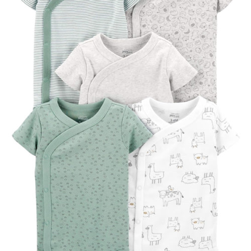 Simple Joys by Carter's unisex-baby 5-pack Side Snap Short-sleeve Bodysuit