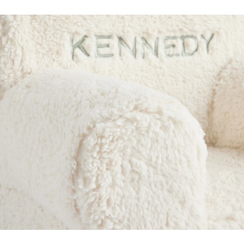 My First Cream Sherpa Anywhere Chair® | Toddler Armchair | Pottery Barn Kids