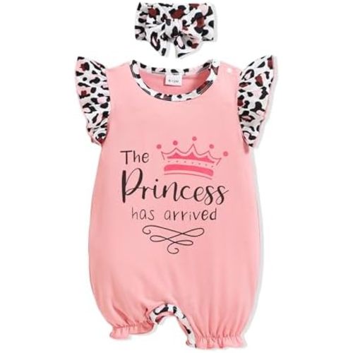 Newborn Baby Girl Clothes Infant Floral Print One-Piece Romper+Jumpsuit+Bodysuit+Hat+Headband