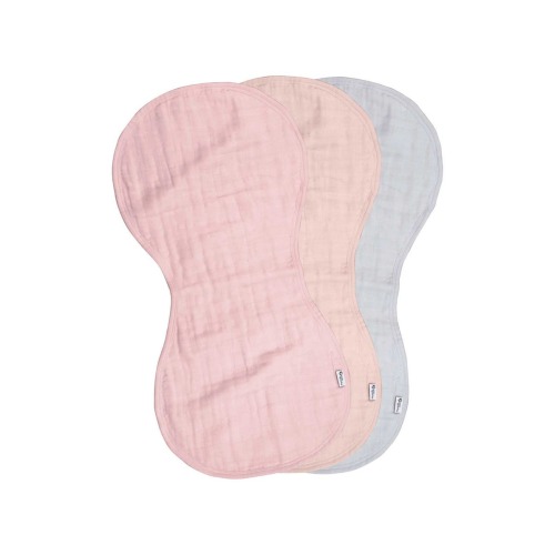 3-Pack Organic Cotton Muslin Burp Cloths