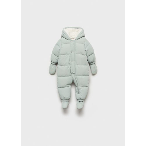 Fur-effect one piece suit - Kids | MANGO USA