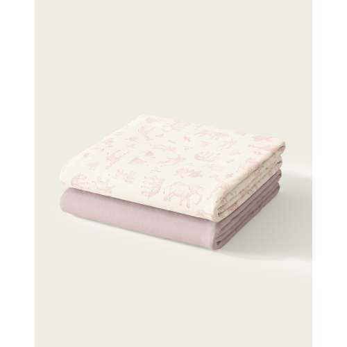Watercolor Safari Crib Sheet Set