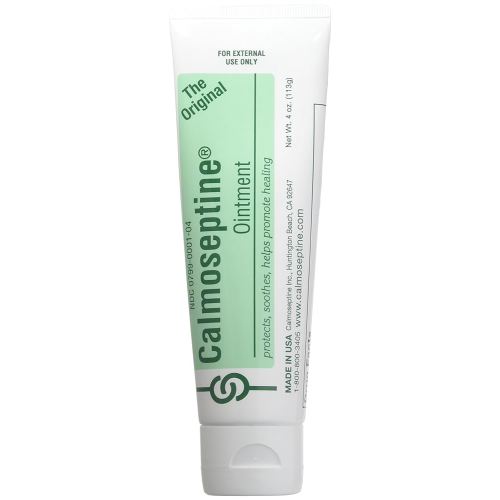 Calmoseptine Ointment Tube, Soothes Skin Irritations - 4 Oz (Pack of 3)