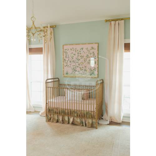 40" x 36" Chinoiserie Handpainted Artwork on Pink Slub Silk DP-59