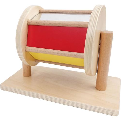 Montessori Spinning Drum with Mirror