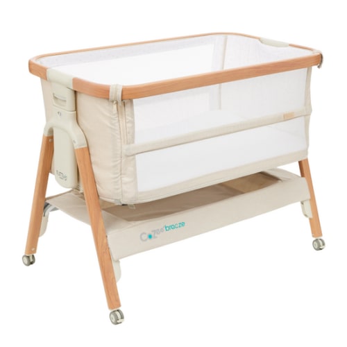 CoZee Breeze Plus Co-Sleeping Bassinet with Rocking Legs in Scandi Wal | iL Tutto