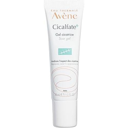 Eau Thermale Avène Cicalfate+ Scar Gel, Silicone Massage Gel for Scars, Superficial Scars, Dermatological Scars, 1 fl.oz.