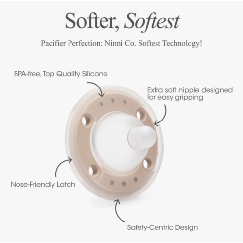Ninni Pacifier Oatmeal 2 Pack