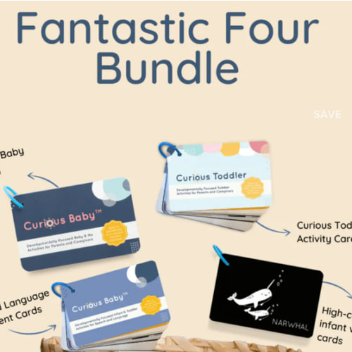 Infant Learning Cards - Curious Baby™ Activity Cards – Curious Baby Cards