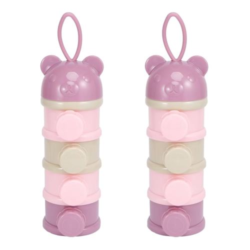 2pcs Baby Formula mam Baby Bottles Baby Formula containers for Travel Formula Dispenser Newborn Milk Powder Dispenser Packaging Container Baby Feeding Tool Milk Powder Box