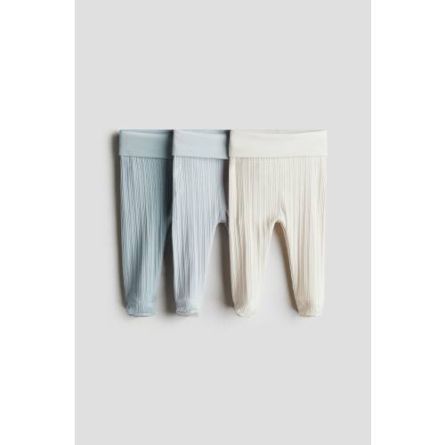 3-PACK FOLDOVER-WAIST LEGGINGS