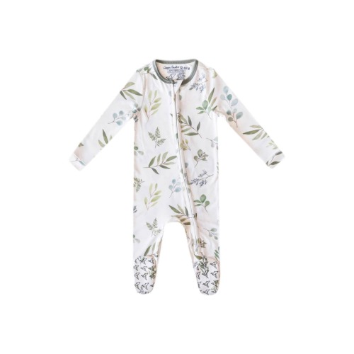 Zip-Up Footie Pajamas, 0-3M