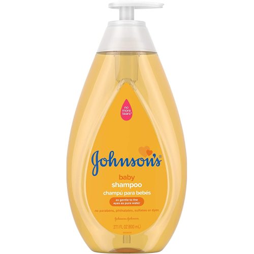 Johnson's Baby Shampoo with Tear-Free Formula, Hair Shampoo for Baby's Delicate Scalp & Skin Gently Washes Away Dirt & Germs, Free of Parabens, Phthalates, Sulfates & Dyes, 27.1 fl. oz