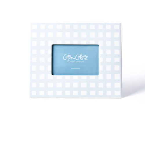 Blue Gingham Frame | Coton Colors by Laura Johnson