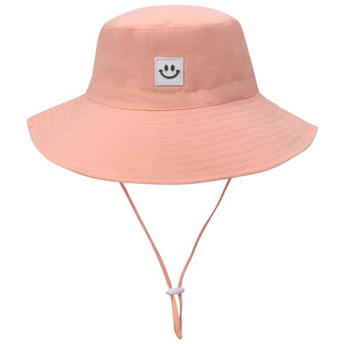 55cube Toddler Sun Hat Beach Bucket Hat for Girls Boys Toddlers