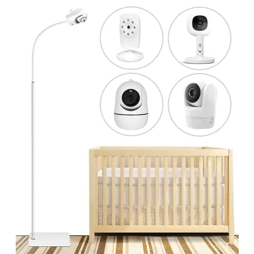 Flexible Adjustable Height Mount for Infant Optics DXR-8 Pro and Hellobaby HB6550 HB65/HB66/HB248 and Also Compatible with The Nanit Pro Smart Baby Monitor & Flex Stand