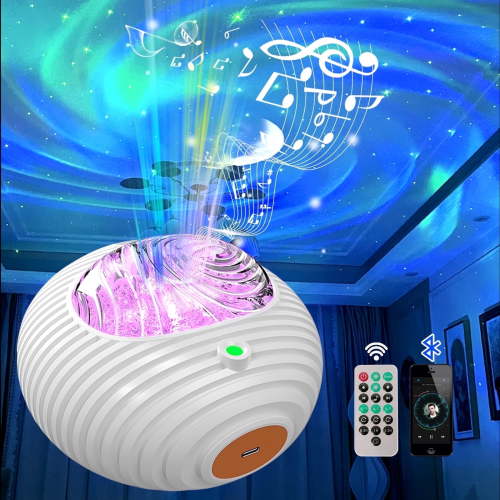 iDiskk Star Projector, 14 Color Changing Galaxy Moon Projector with BT-Music Speaker for Kids Adults Gift