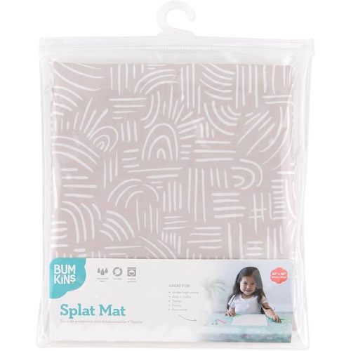 Baby Splat Mat for Under High Chair, Arts and Crafts, Desert Boho