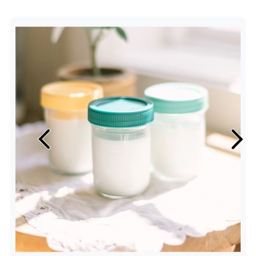 Breastmilk Storage Jar Set – Mason Bottle